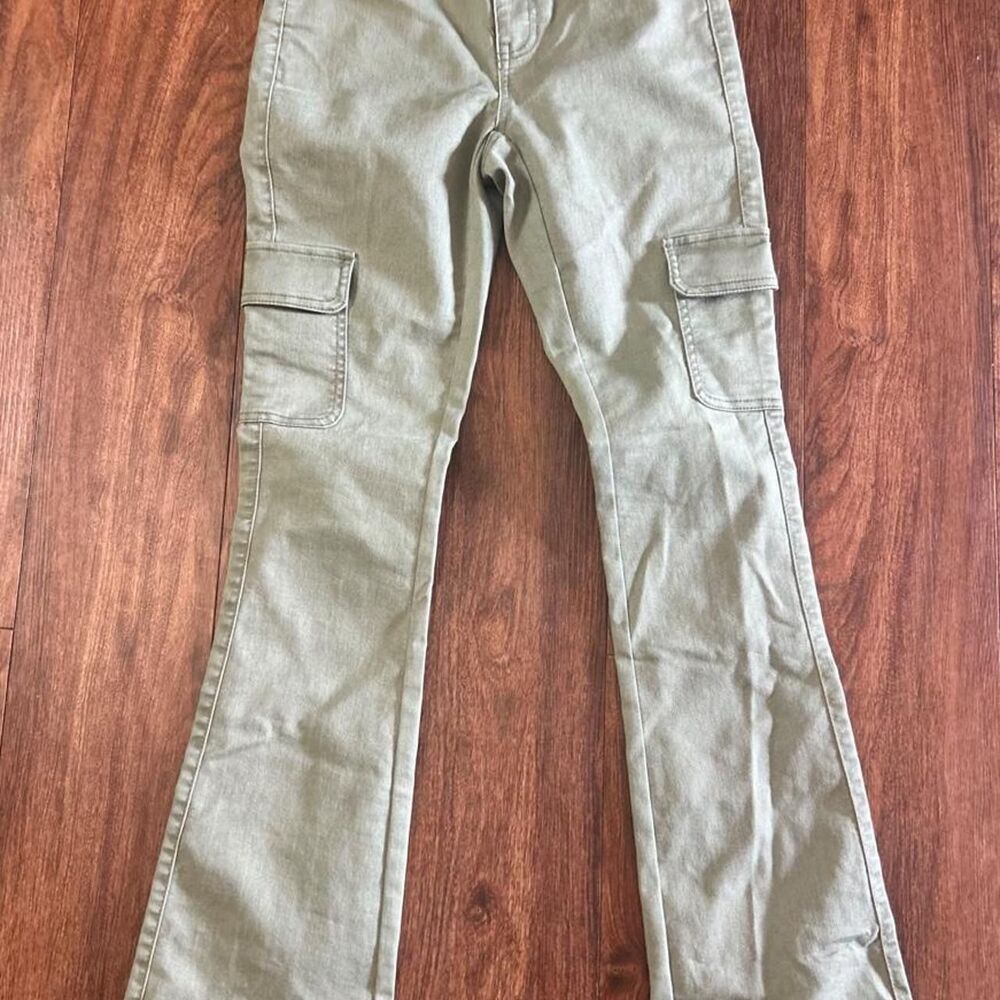 Vanilla-star Women's Size Zero Khaki and Green Trousers